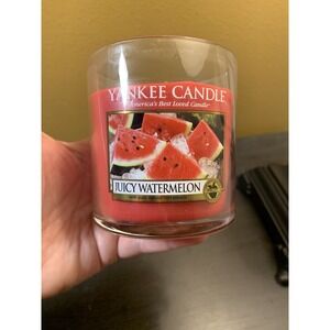 Yankee Candle Juicy Watermelon Tumbler Single Wick 7oz *Rare Label*